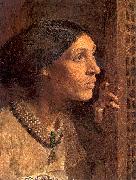 Moore, Albert Joseph The Mother of Sisera Looked out a Window oil on canvas